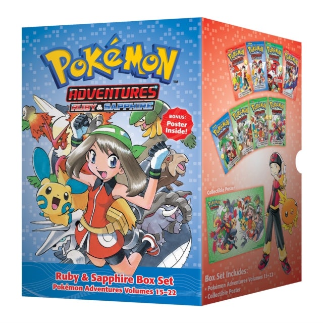 Pokemon Adventures Ruby & Sapphire Box Set - Includes Volumes 15-22