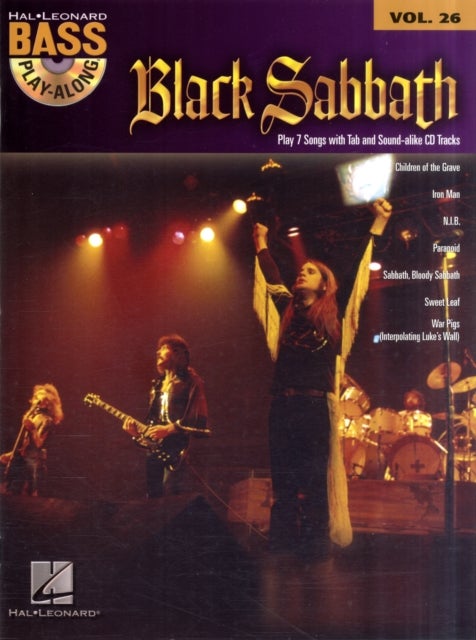 Black Sabbath - Bass Play-Along Volume 26