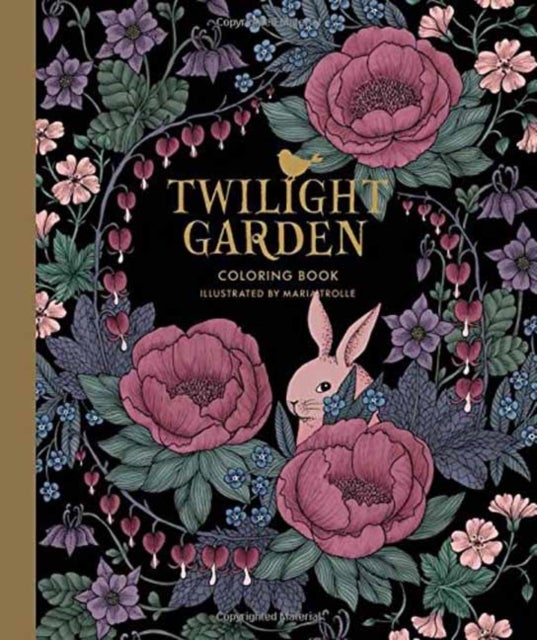 Twilight Garden Coloring Book - Published in Sweden as "Blomstermandala"