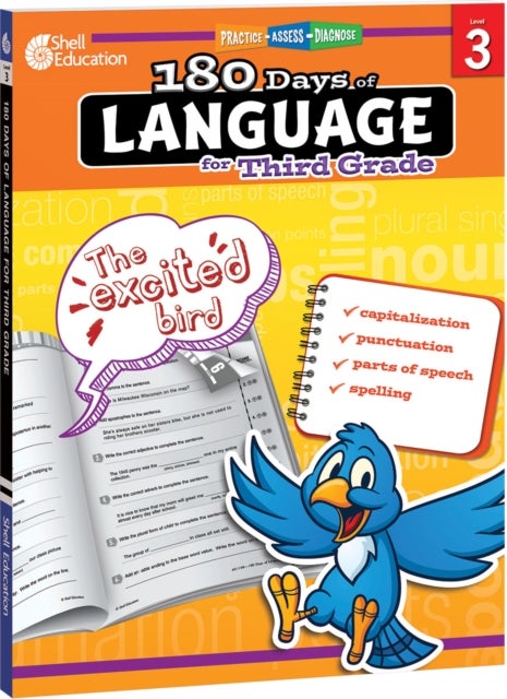180 Days¿: Language for Third Grade - Practice, Assess, Diagnose