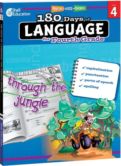 180 Days™: Language for Fourth Grade - Practice, Assess, Diagnose