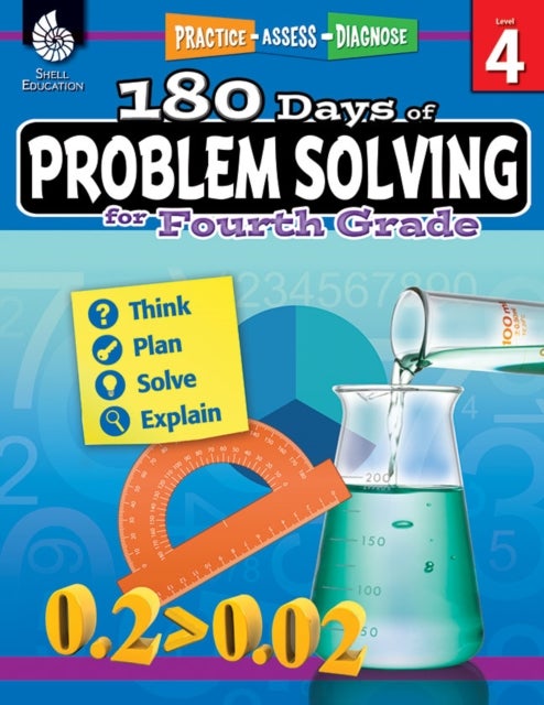 180 Days of Problem Solving for Fourth Grade - Practice, Assess, Diagnose
