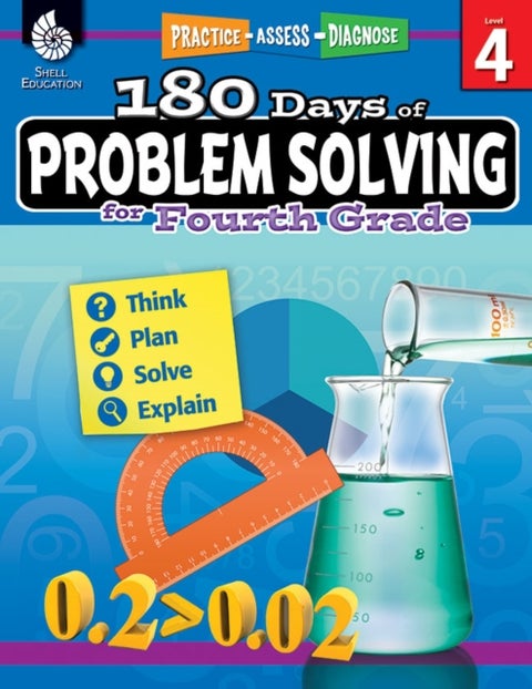 180 Days of Problem Solving for Fourth Grade - Practice, Assess, Diagnose