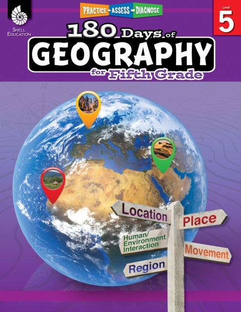 180 Days™: Geography for Fifth Grade - Practice, Assess, Diagnose