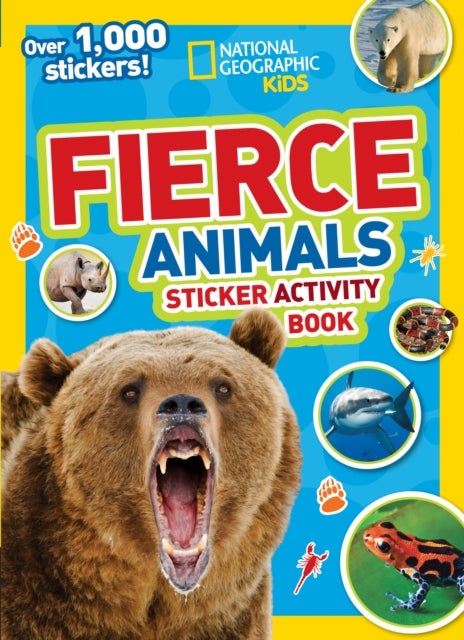 National Geographic Kids Fierce Animals Sticker Activity Book - Over 1,000 Stickers!