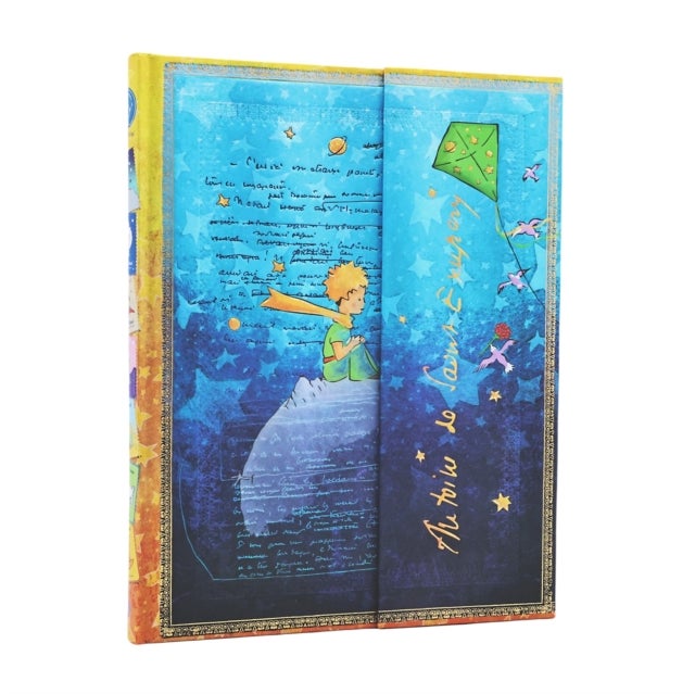 Saint-Exupery, The Little Prince (Embellished Manuscripts Collection) Ultra Unlined Hardcover Journal (Wrap Closure)
