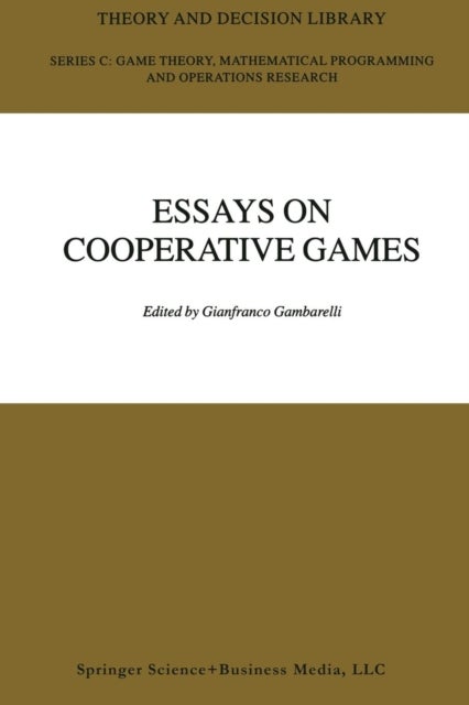 Essay in Cooperative Games - In Honor of Guillermo Owen