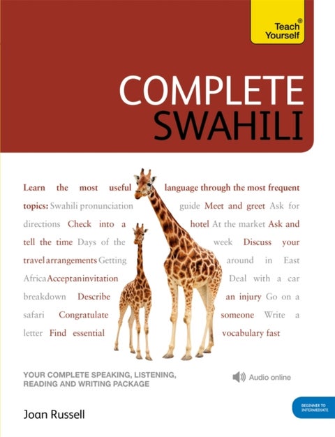 Complete Swahili Beginner to Intermediate Course - (Book and audio support)