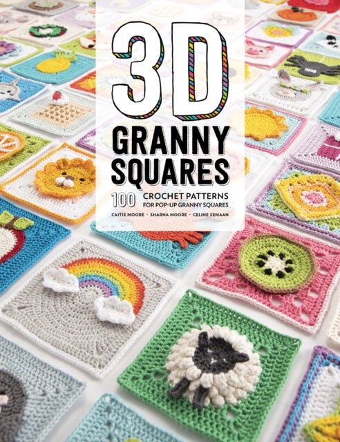 3D Granny Squares - 100 Crochet Patterns for Pop-Up Granny Squares