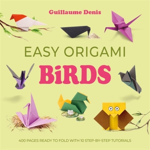 Easy Origami Birds - 400 Pages Ready to Fold with 10 Step-by-Step Tutorials