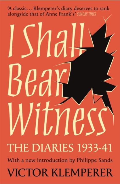 I Shall Bear Witness - The Diaries Of Victor Klemperer 1933-41
