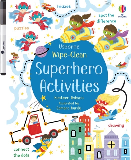 Wipe-Clean Superhero Activities