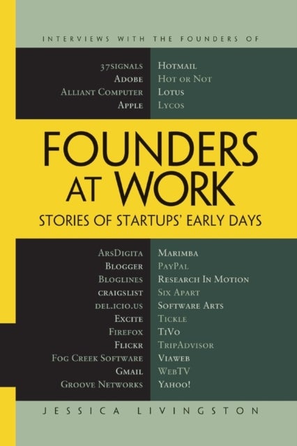 Founders at Work - Stories of Startups' Early Days