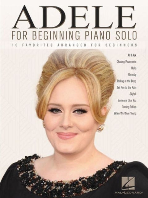 Adele for Beginning Piano Solo - 10 Favorites