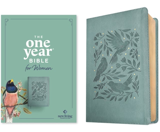 NLT The One Year Bible for Women, Birdsong Teal