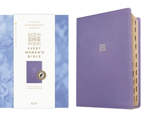 KJV Every Woman's Bible, Filament Ed., Periwinkle, Indexed - King James Version, Periwinkle Purple, Leatherlike, Filament Enabled, Every Woman's, Indexed, Red Letter