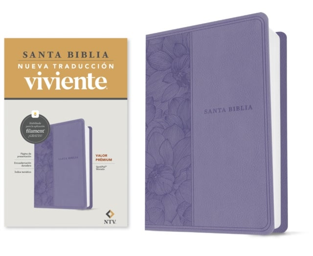 Biblia Valor Premium Ntv Con Filament (Sentipiel, Purpura)