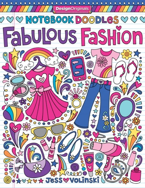 Notebook Doodles Fabulous Fashion - Coloring & Activity Book