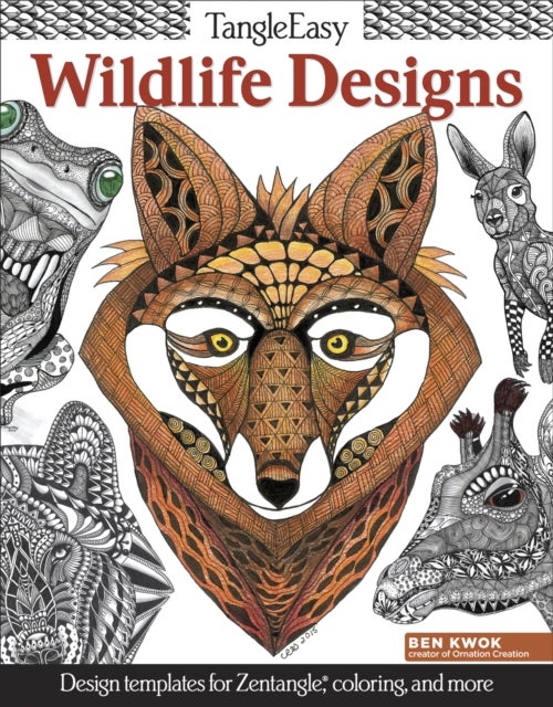 TangleEasy Wildlife Designs - Design templates for Zentangle(R), coloring, and more