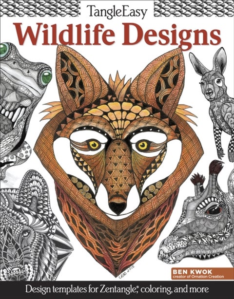 TangleEasy Wildlife Designs - Design templates for Zentangle(R), coloring, and more