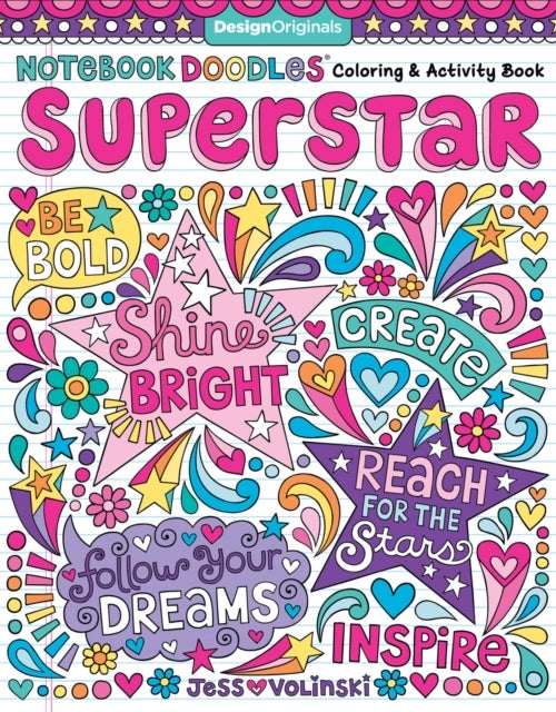 Notebook Doodles Superstar - Coloring & Activity Book