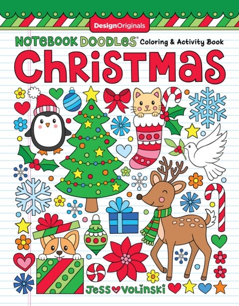 Notebook Doodles Christmas - Coloring & Activity Book