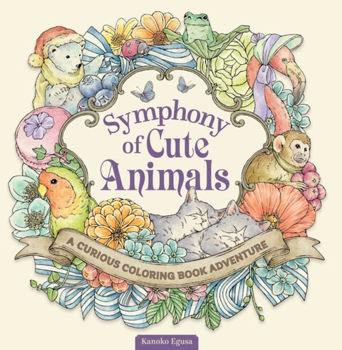 Symphony of Cute Animals - A Curious Coloring Book Adventure