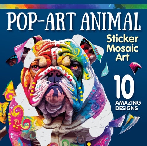 Pop-Art Animal Sticker Mosaic Art - 10 Amazing Designs