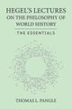 Hegel's Lectures on the Philosophy of World History