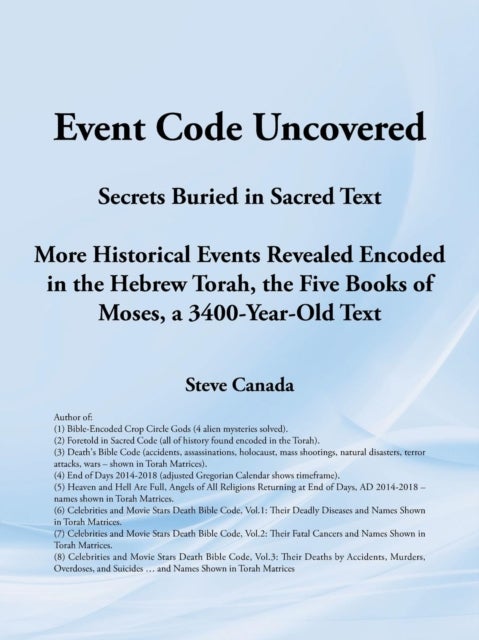 Event Code Uncovered - Secrets Buried in Sacred Text