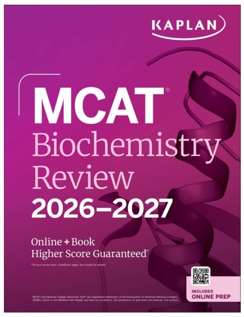 MCAT Biochemistry Review 2026-2027 - Online + Book