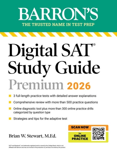 Digital SAT Study Guide Premium, 2026: 3 Practice Tests + Comprehensive Review + Online Practice
