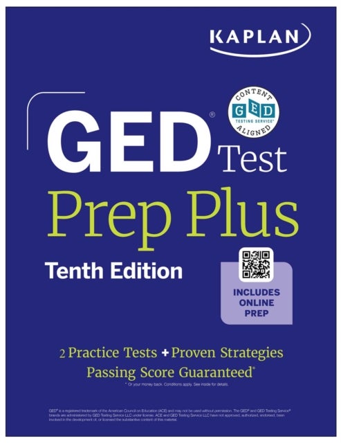 GED Test Prep Plus, Tenth Edition (2026): Includes a Diagnostic Pretest, 2 Full Length Practice Tests, 1000+ Practice Questions, and 60+ Online Videos
