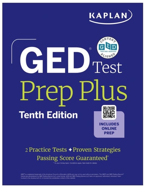 GED Test Prep Plus, Tenth Edition (2026): Includes a Diagnostic Pretest, 2 Full Length Practice Tests, 1000+ Practice Questions, and 60+ Online Videos
