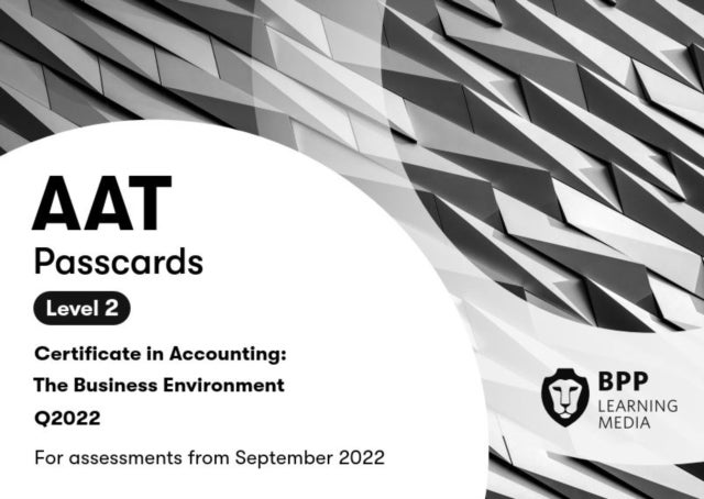 AAT The Business Environment - Passcards