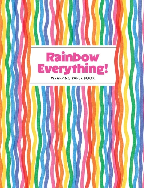 Rainbow Everything! Wrapping Paper Book