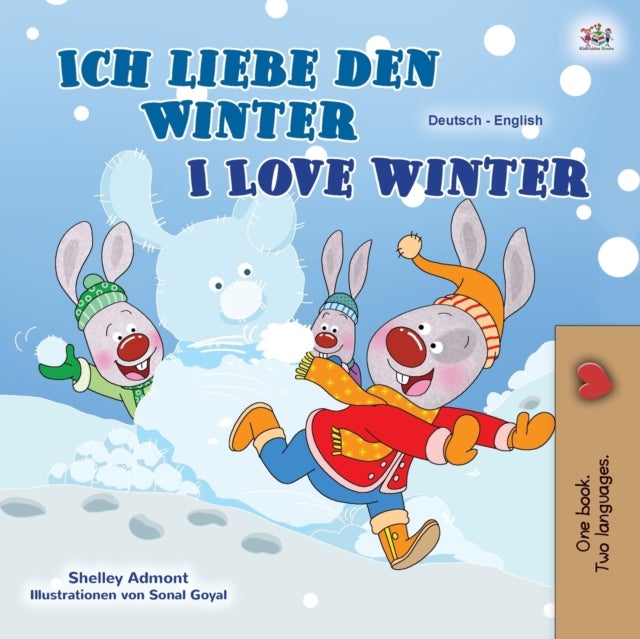 I Love Winter (German English Bilingual Book for Kids)