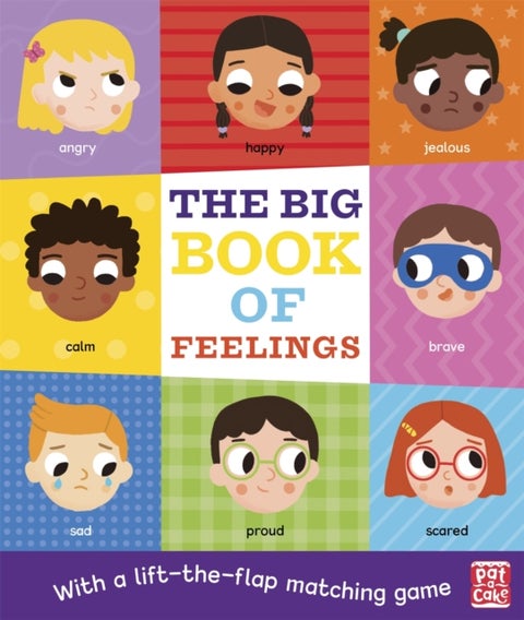 The Big Book of Feelings - A board book with a lift-the-flap matching game