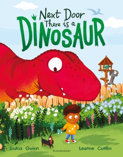 Next Door There is a Dinosaur - A funny picture book for 3+ with hidden dinosaurs on every page