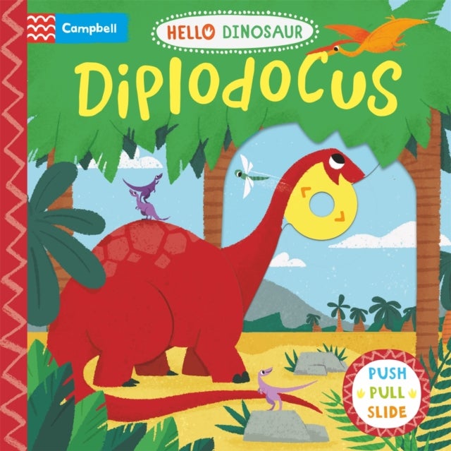 Diplodocus - A Push Pull Slide Dinosaur Book