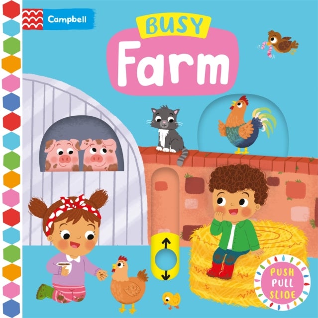Busy Farm - A Push, Pull, Slide Book