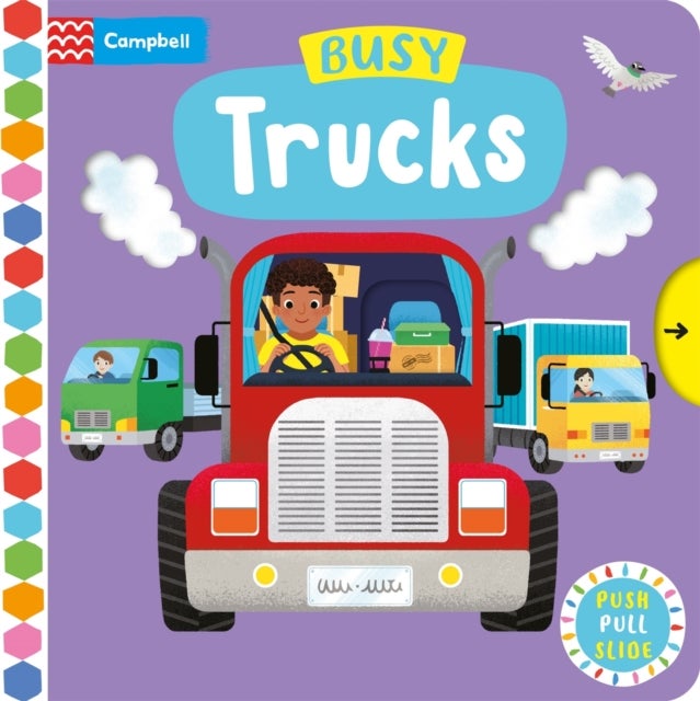 Busy Trucks - A Push, Pull, Slide Book