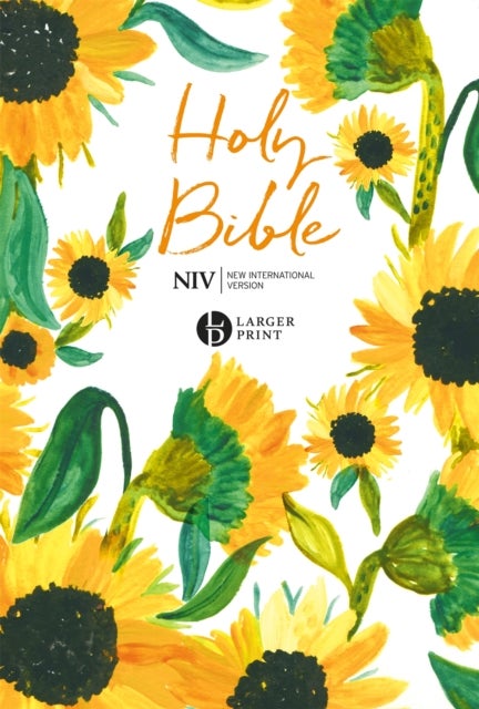 NIV Larger Print Soft-tone Bible - Sunflowers