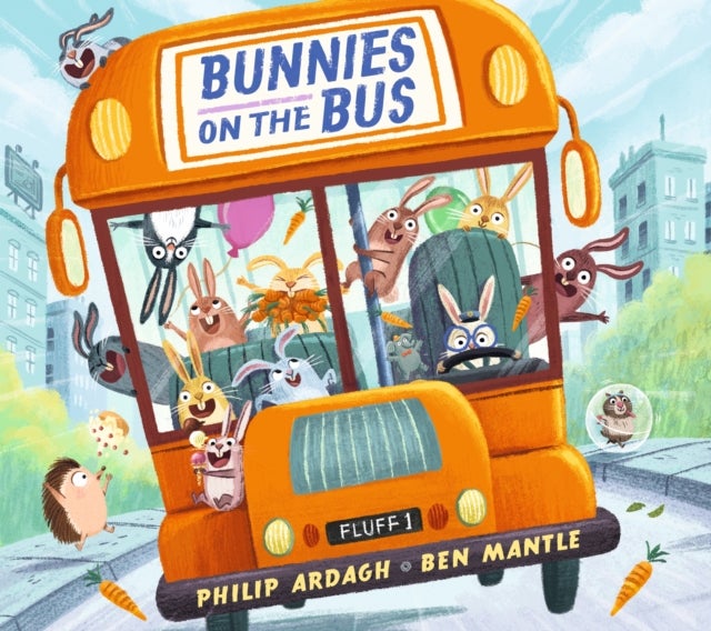 Bunnies on the Bus - A rhyming board book for babies and toddlers, perfect for summer holidays