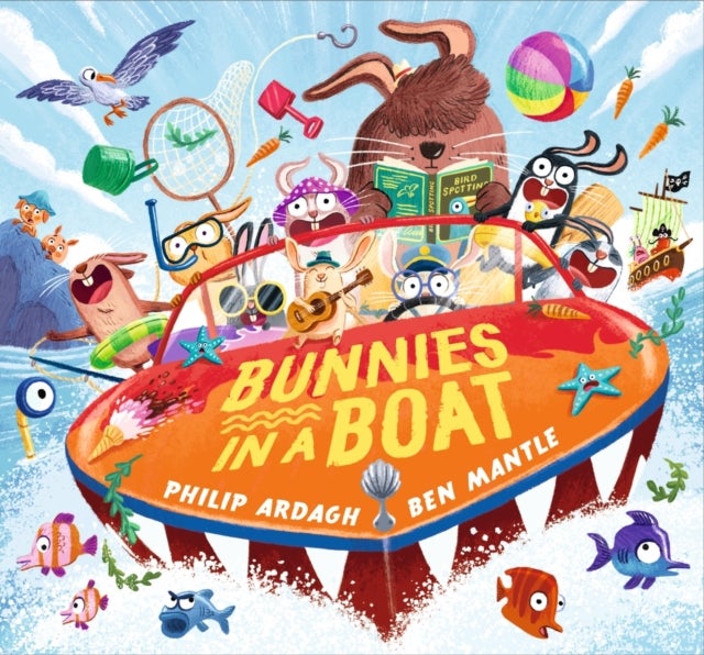 Bunnies in a Boat - A rhyming board book for babies and toddlers, perfect as a birthday or baby shower gift