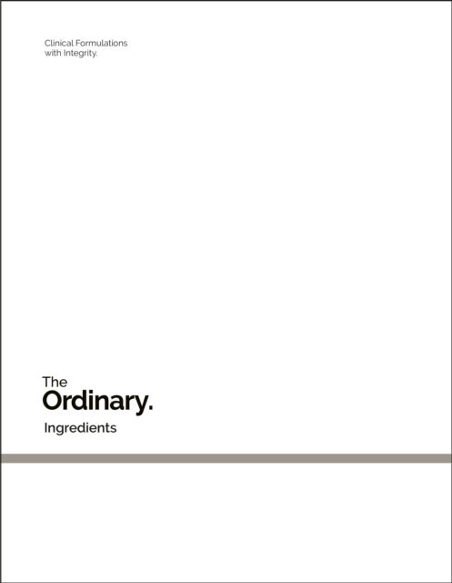 The Ordinary - Ingredients