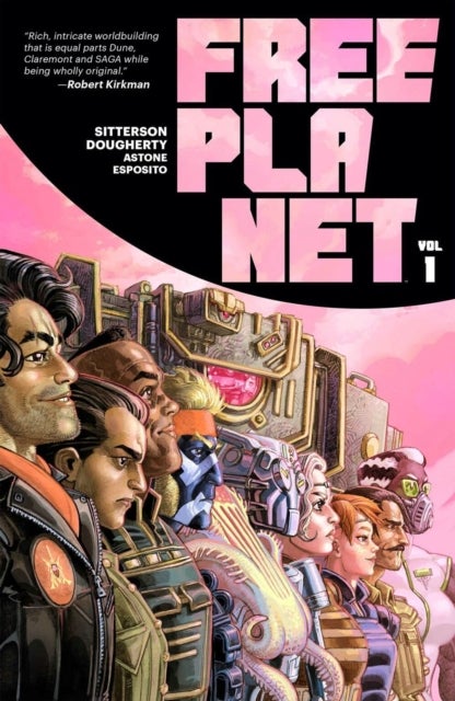 Free Planet Volume 1 - A romantic, geopolitical space opera graphic novel