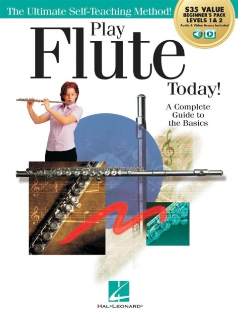 Play Flute Today! Beginner's Pack - Level 1 & 2 Method Book With Audio & Video Access