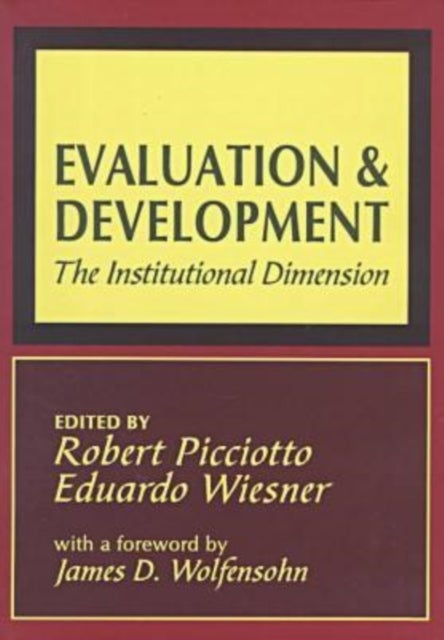 Evaluation and Development - The Institutional Dimension