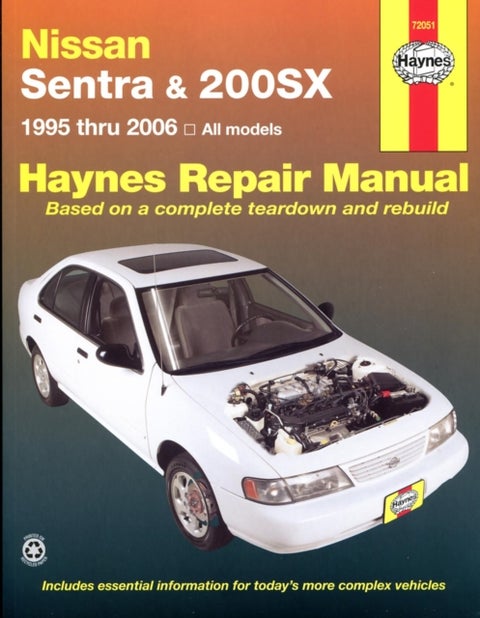 Nissan Sentra & 200SX all models (1995-2006) Haynes Repair Manual (USA) - 95-06